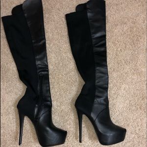 Steve Madden knee high stiletto